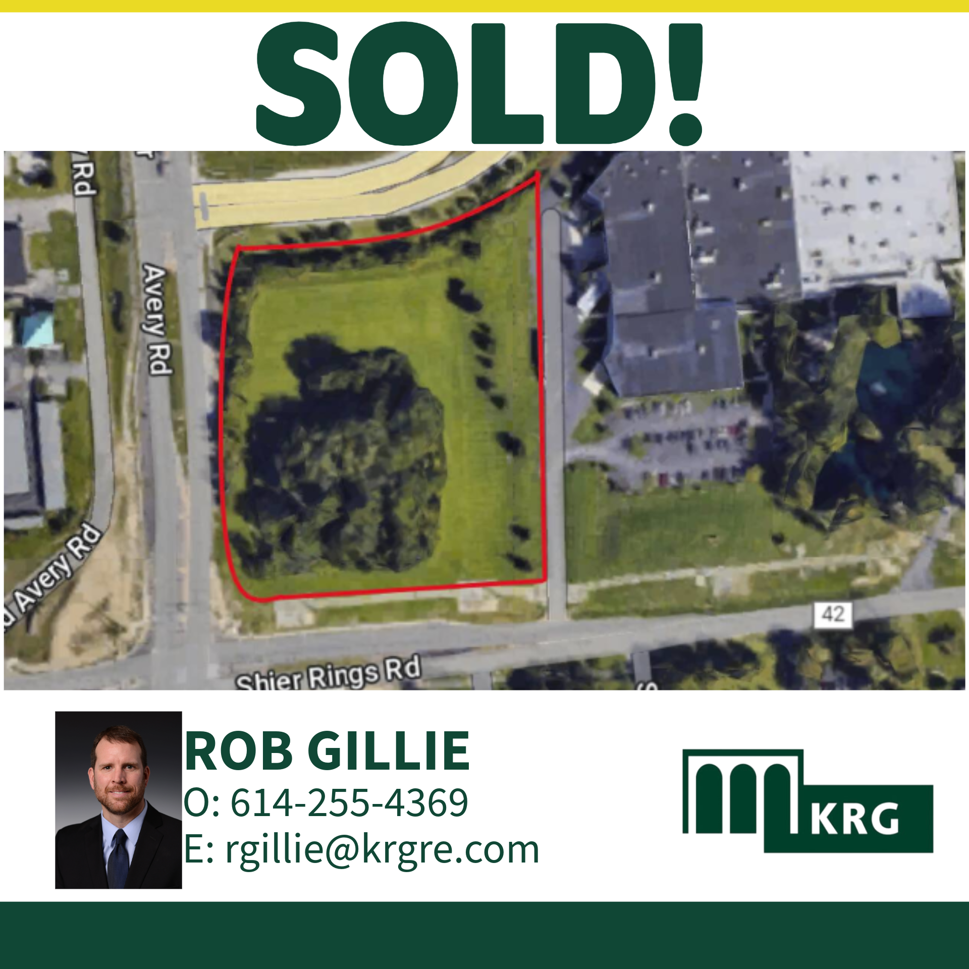 Commercial Real Estate experience matters land sold