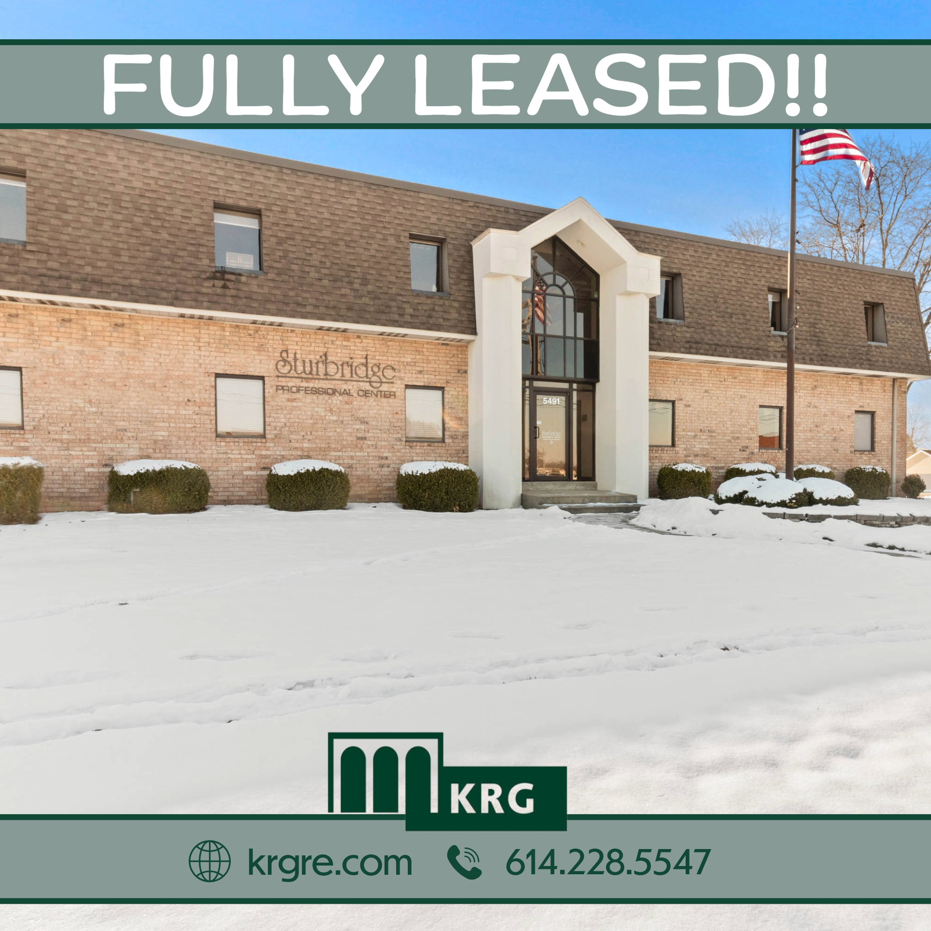 Fully leased Hilliard office building