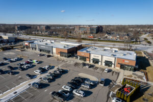 Commercial retail storefront on Polaris Parkway in Westerville, Ohio within a multi-tenant shopping center