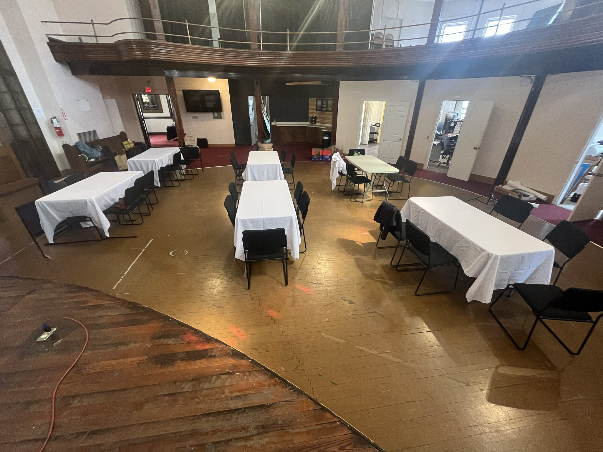 Open event area in building in Short North area